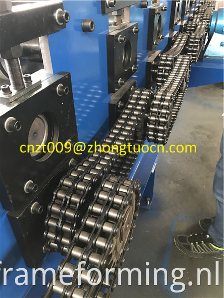 low price manual adjusting C purline roll forming machine 47